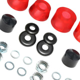 Maxbell Skateboard Truck Bushings Kit Skateboard Cup Shock Absorb clear red