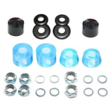 Maxbell Skateboard Truck Bushings Kit Skateboard Cup Shock Absorb transparent blue