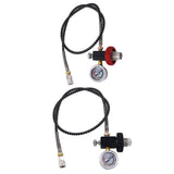 Maxbell Scuba Refill Adapter Tank Filling Adapter 8mm Quick Disconnect Portable Red