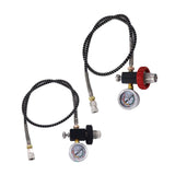 Maxbell Scuba Refill Adapter Tank Filling Adapter 8mm Quick Disconnect Portable Red