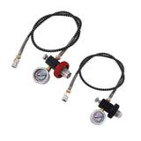 Maxbell Scuba Refill Adapter Tank Filling Adapter 8mm Quick Disconnect Portable Red