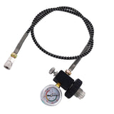 Maxbell Scuba Refill Adapter Tank Filling Adapter 8mm Quick Disconnect Portable Black