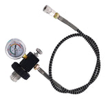 Maxbell Scuba Refill Adapter Tank Filling Adapter 8mm Quick Disconnect Portable Black