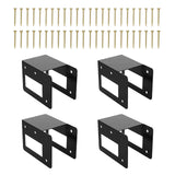 Maxbell Carbon Steel Firewood Bracket Kit Wood Storage Holder Log Rack Storage