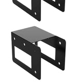 Maxbell Carbon Steel Firewood Bracket Kit Wood Storage Holder Log Rack Storage