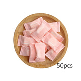 Maxbell 50x Mini Disposable Cotton Compressed Towels Outdoor Moistened Tissues