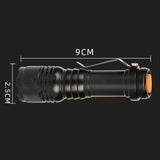 Maxbell Battery Operated Light Torch Compact Pocket Handheld Flashlight Black