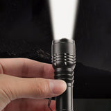 Maxbell Battery Operated Light Torch Compact Pocket Handheld Flashlight Black