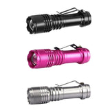 Maxbell Battery Operated Light Torch Compact Pocket Handheld Flashlight Black