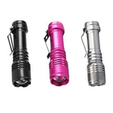 Maxbell Battery Operated Light Torch Compact Pocket Handheld Flashlight Black