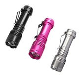Maxbell Battery Operated Light Torch Compact Pocket Handheld Flashlight Black