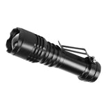 Maxbell Battery Operated Light Torch Compact Pocket Handheld Flashlight Black
