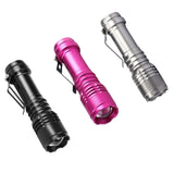 Maxbell Battery Operated Light Torch Compact Pocket Handheld Flashlight Black