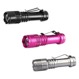 Maxbell Battery Operated Light Torch Compact Pocket Handheld Flashlight Black