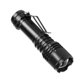 Maxbell Battery Operated Light Torch Compact Pocket Handheld Flashlight Black