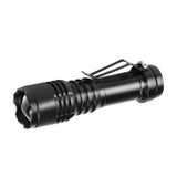 Maxbell Battery Operated Light Torch Compact Pocket Handheld Flashlight Black
