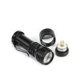 Maxbell Battery Operated Light Torch Compact Pocket Handheld Flashlight Black