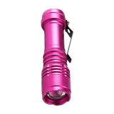 Maxbell Battery Operated Light Torch Compact Pocket Handheld Flashlight Rose Red