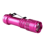 Maxbell Battery Operated Light Torch Compact Pocket Handheld Flashlight Rose Red