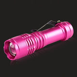 Maxbell Battery Operated Light Torch Compact Pocket Handheld Flashlight Rose Red