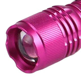 Maxbell Battery Operated Light Torch Compact Pocket Handheld Flashlight Rose Red