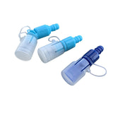 Maxbell Water Bag Bite Valve Replacement Water Outlet Shutoff Valve Light Blue