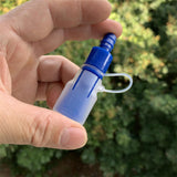 Maxbell Water Bag Bite Valve Replacement Water Outlet Shutoff Valve Dark Blue