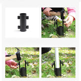 Maxbell Camping Canopy Tent Rod Holder Awning Pole Stand Windproof 40cm Tent Stakes