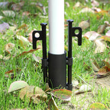 Maxbell Camping Canopy Tent Rod Holder Awning Pole Stand Windproof 40cm Tent Stakes