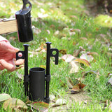 Maxbell Camping Canopy Tent Rod Holder Awning Pole Stand Windproof 40cm Tent Stakes