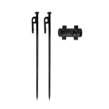 Maxbell Awning Rod Holder Metal Fixed Tube for Backpacking Outdoor Camping 40CM