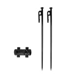 Maxbell Awning Rod Holder Metal Fixed Tube for Backpacking Outdoor Camping 40CM