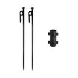 Maxbell Awning Rod Holder Metal Fixed Tube for Backpacking Outdoor Camping 40CM