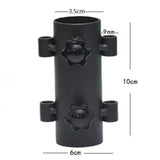Maxbell Awning Rod Holder Metal Fixed Tube for Backpacking Outdoor Camping 40CM