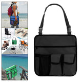 Maxbell Waterproof Oxford Cloth Camping Chair Hanging Bag for Outdoor Fishing Black