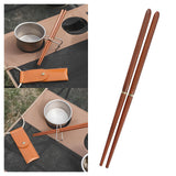 Maxbell Reusable Collapsible Chopsticks for Camping Picnic Wood