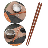 Maxbell Reusable Collapsible Chopsticks for Camping Picnic Wood