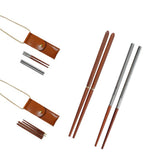 Maxbell Reusable Collapsible Chopsticks for Camping Picnic Wood
