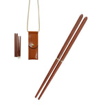 Maxbell Reusable Collapsible Chopsticks for Camping Picnic Wood