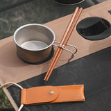 Maxbell Reusable Collapsible Chopsticks for Camping Picnic Wood