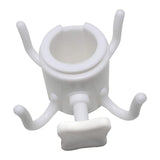 Maxbell Beach Umbrella Hanging Hook Holder Adjustable for Towels Camping Beach white