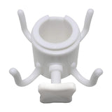Maxbell Beach Umbrella Hanging Hook Holder Adjustable for Towels Camping Beach white