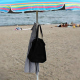 Maxbell Beach Umbrella Hanging Hook Holder Adjustable for Towels Camping Beach white