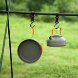 Maxbell Folding Triangle Rack Durable Cookware Aluminum Alloy for Camping Picnic Green