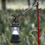 Maxbell Camping Lantern Hanger Holder Lamp Holder Tree for Outdoor Barbecue Fishing Black