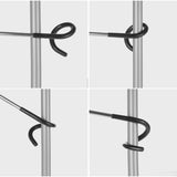 Maxbell Camping Lantern Hanger Holder Lamp Holder Tree for Outdoor Barbecue Fishing Black