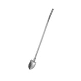 Maxbell Stainless Steel Straw Long Handle Spoon with Brush Straight and Tip