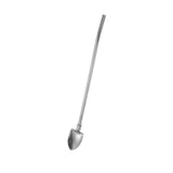 Maxbell Stainless Steel Straw Long Handle Spoon with Brush Straight and Tip