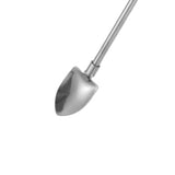 Maxbell Stainless Steel Straw Long Handle Spoon with Brush Straight and Tip