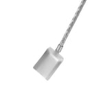 Maxbell Stainless Steel Straw Long Handle Spoon with Brush Spiral and Square